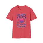 Busy Hands Neon Sign T-Shirt