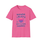 Busy Hands Neon Sign T-Shirt